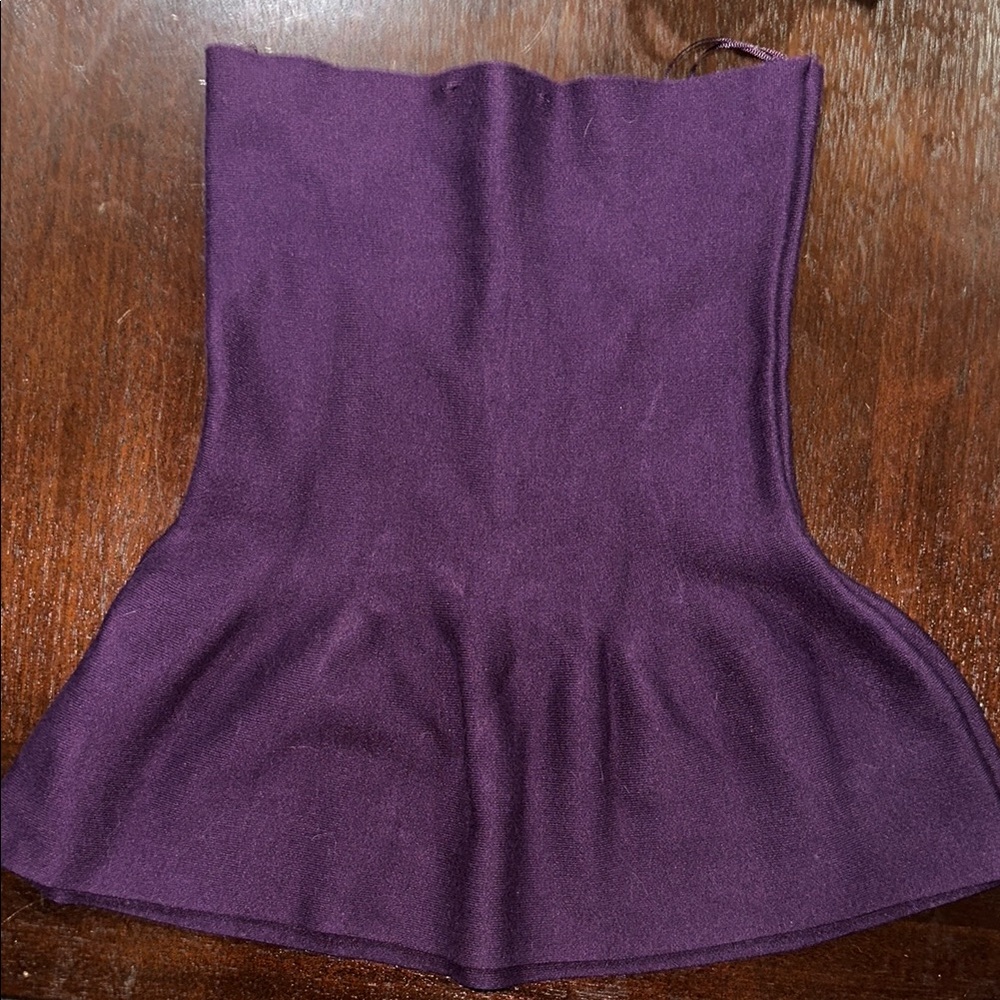 Purple Strapless Zara Top